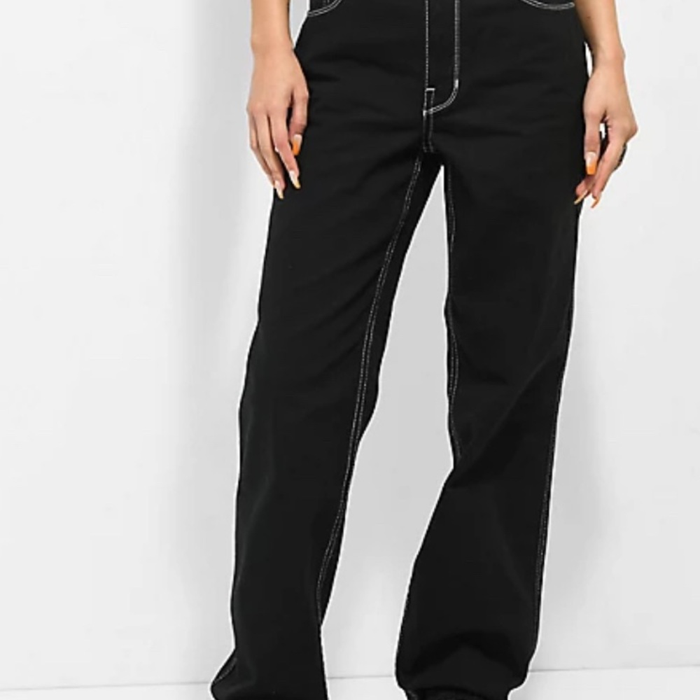 Empyre Tori Black Carpenter Skate Pants Size 2 - Picture 10 of 15